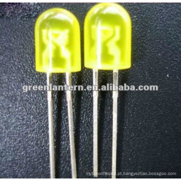 5mm 546 amarelo OVAL LED difusa